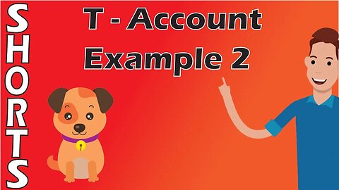 #Shorts: Accounting T Accounts Example #2