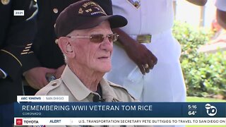 Remembering WWII veteran Tom Rice