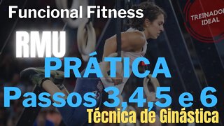 Funcional Fitness |Técnica Ginástica | Princípios Progressão Habilidades | #shorts RMU PRÁTICA 3 -6
