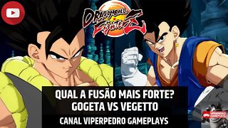 QUAL A FUSÃO MAIS FORTE? GOGETA VS VEGETTO! | Dragon Ball FighterZ [Season Pass 2]