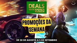 PROMOÇÕES DA SEMANA - DEALS WITH GOLD - DE 30 DE AGOSTO A 5 DE SETEMBRO