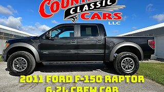 2011 Ford F-150 SVT Raptor 6.2L Crew Cab