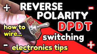 Reverse Polarity Switching DPDT switch wiring - by VOGMAN