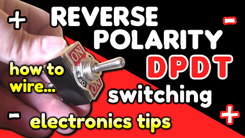 Reverse Polarity Switching DPDT switch wiring - by VOGMAN