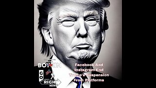 Facebook And Instagram End Trump's Suspension From Platforms #GoRight News with Peter Boykin