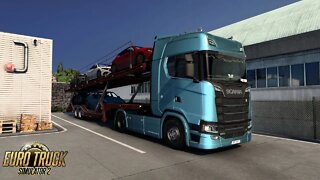 ETS2 Gameplay | Scania 650 S | Rome to Pescara | Cars 8t