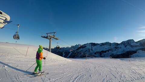 Skiing in Moena (Italy) - GoPro HERO 5 Black