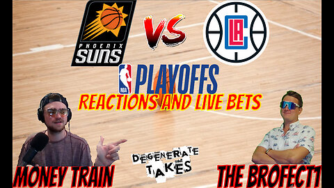 CLIPPERS @ SUNS NBA Playoff Watch Along!