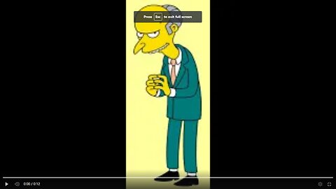 Mr. Burns, Simpsons - 'Freemasons Run the Country' (1993)
