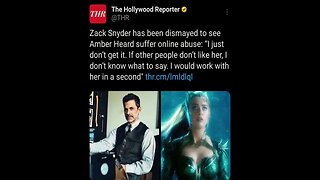 Zack Snyder defends Amber Heard