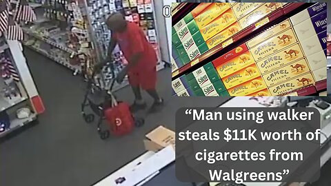 Disabled Man Steals $11K In Cigarettes