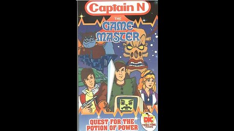 captain n the game master The Legend of Zelda: Quest for the Potion of Power (VHS, 1994)