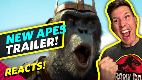 Kingdom Of The Planet Of The Apes Official Trailer Reaction #reaction