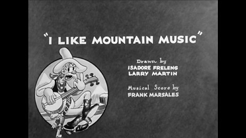 1933, 6-14, Merrie Melodies, I like mountain music