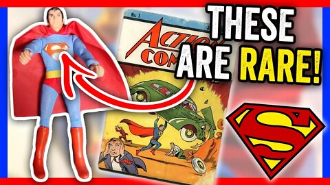 RARE SUPERMAN TOYS WORTH MONEY - RARE ITEMS TO LOOK FOR AT GARAGE SALES!!