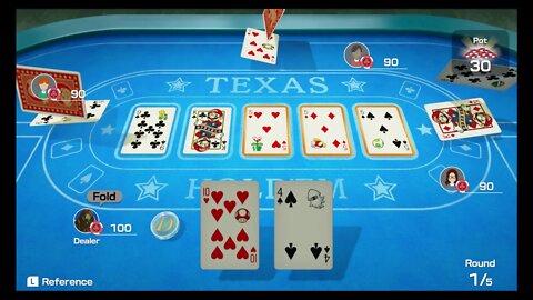 Clubhouse Games: 51 Worldwide Classics (Switch) - Game #23: Texas Hold 'Em