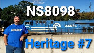 NS8098 Conrail heritage unit, Norfolk Southern