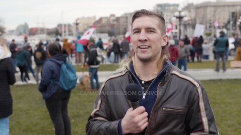 Victoria, BC Interview with Protesters | video 8