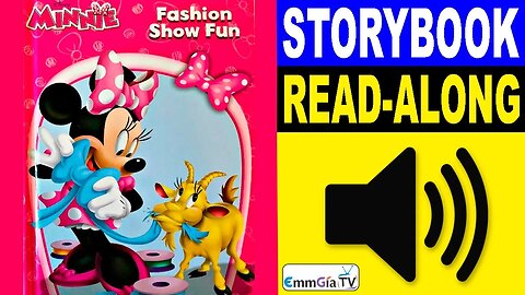 Disney Minnie Read Along Story book 📖 Read Aloud Story Books for Kids 📚 Fashion Show Fun!