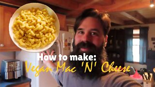 Making Delicious Vegan Mac 'N' Cheese