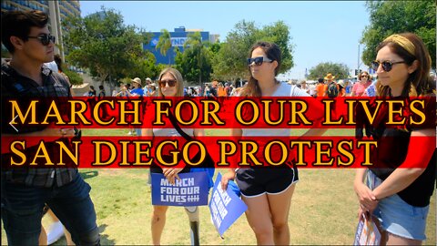 How Much Do Anti-2A People Understand? March For Our Lives Interview San Diego