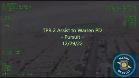 Warren police pursuit