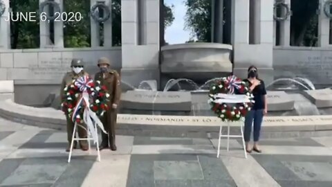 Wreath-Laying Ceremony in Remembrance of D-Day, June 6, 2020