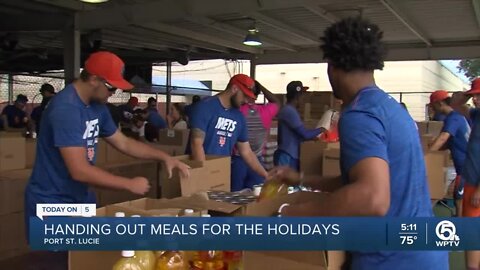 Treasure Coast Food Bank, St. Lucie Mets to give out holiday meals