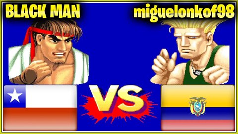 Street Fighter II': Champion Edition (BLACK MAN Vs. miguelonkof98) [Chile Vs. Ecuador]