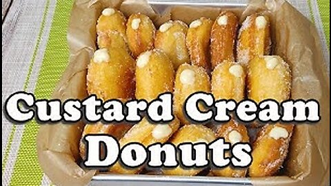 Custard Cream Donuts