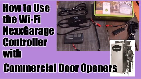 Nexx Garage WiFi ● Hack for Liftmaster Commercial Door Openers ✅ MJ5011U