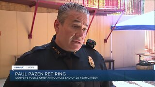 Denver Police Chief Paul Pazen announces retirement after 28 years with the department