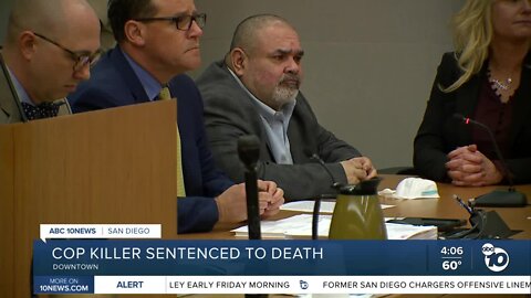 Cop killer sentenced to death