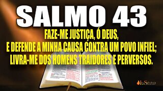 Livro dos Salmos da Bíblia: Salmo 43