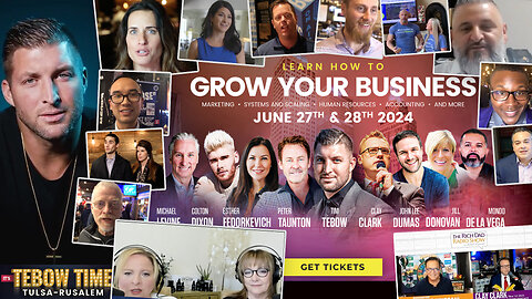 Tim Tebow | Tim Tebow Joins Clay Clark's 2-Day Interactive Business Growth Workshop June 27-28 Workshop (24 Tickets Remain)!!! Linear Workflow Design, Accounting, Branding + Request Tickets Via Text At (918) 851-0102