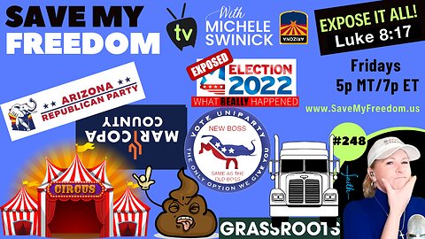 #248 Anarchy Arizona Makes Headlines AGAIN! The Uniparty Circus Came To Town & All The Fake "Leaders" Ran Over The Grassroots With A Mack Truck + Election System Operation Updates On What Happened Nov 8, 2022 - FRAUD & MALADMINISTRATION