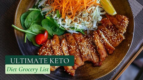 Ultimate Keto Diet Grocery List 2023