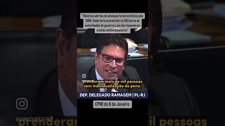 Deputado Ramagem na CPMI do 8 de janeiro PARTE 3