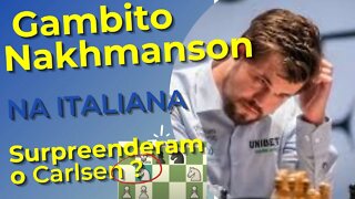 ATREVIDO JOGARAM O GAMBITO NAKHMANSON COM O CARLSEN #chess #xadrez #viral