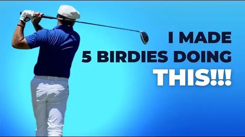 I Made 5 Birdies Doing THIS!!!