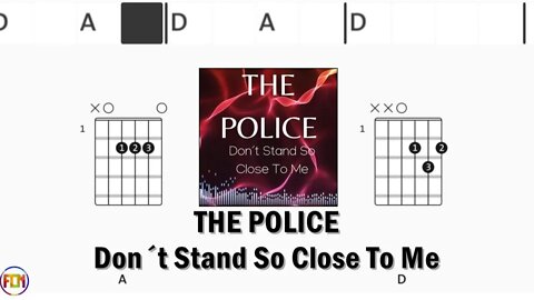 THE POLICE Don´t Stand So Close To Me GUITAR CHORDS & LYRICS