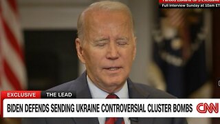 Joe Biden defends decision to send Ukraine cluster munitions