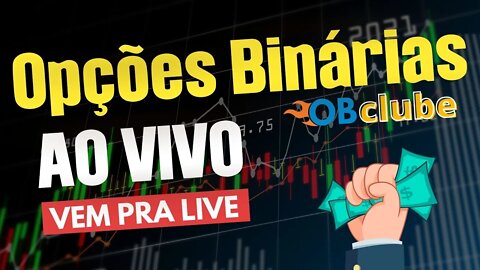 IQ OPTION E BINOMO - Operando Opções Binárias ao Vivo