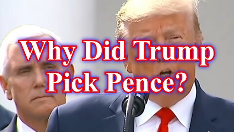 Why Did Trump Pick Pence as Veep? - Donald Trump is Stupid