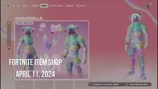 Fortnite Item Shop|April 11, 2024(*New* Coachella Bundle, Jam Tracks, & Emote)