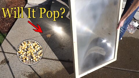 Can You Pop Popcorn With A Giant Magnifying Glass? Fresnel Lens Test