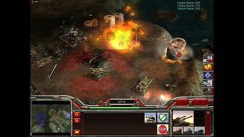 Command and Conquer: Generals Zero Hour- Gen Challenges- Nuke Gen. Vs. Stealth Gen.- With Commentary