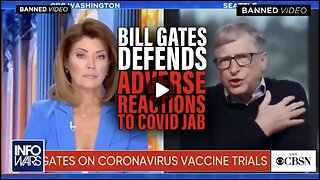 Watch Bill Gates Defend 80% Adverse Reactions to Covid Shot