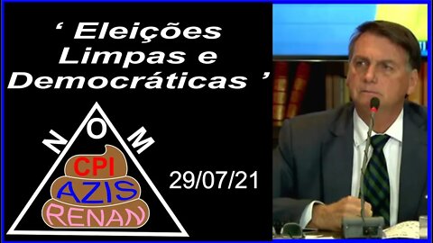 Eleições Limpas e Democráticas - Corte da Live do Pr.