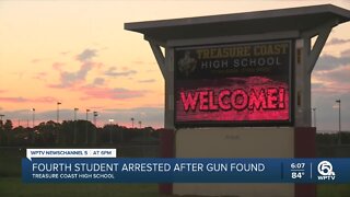 4th student arrested after gun, ammunition found at school